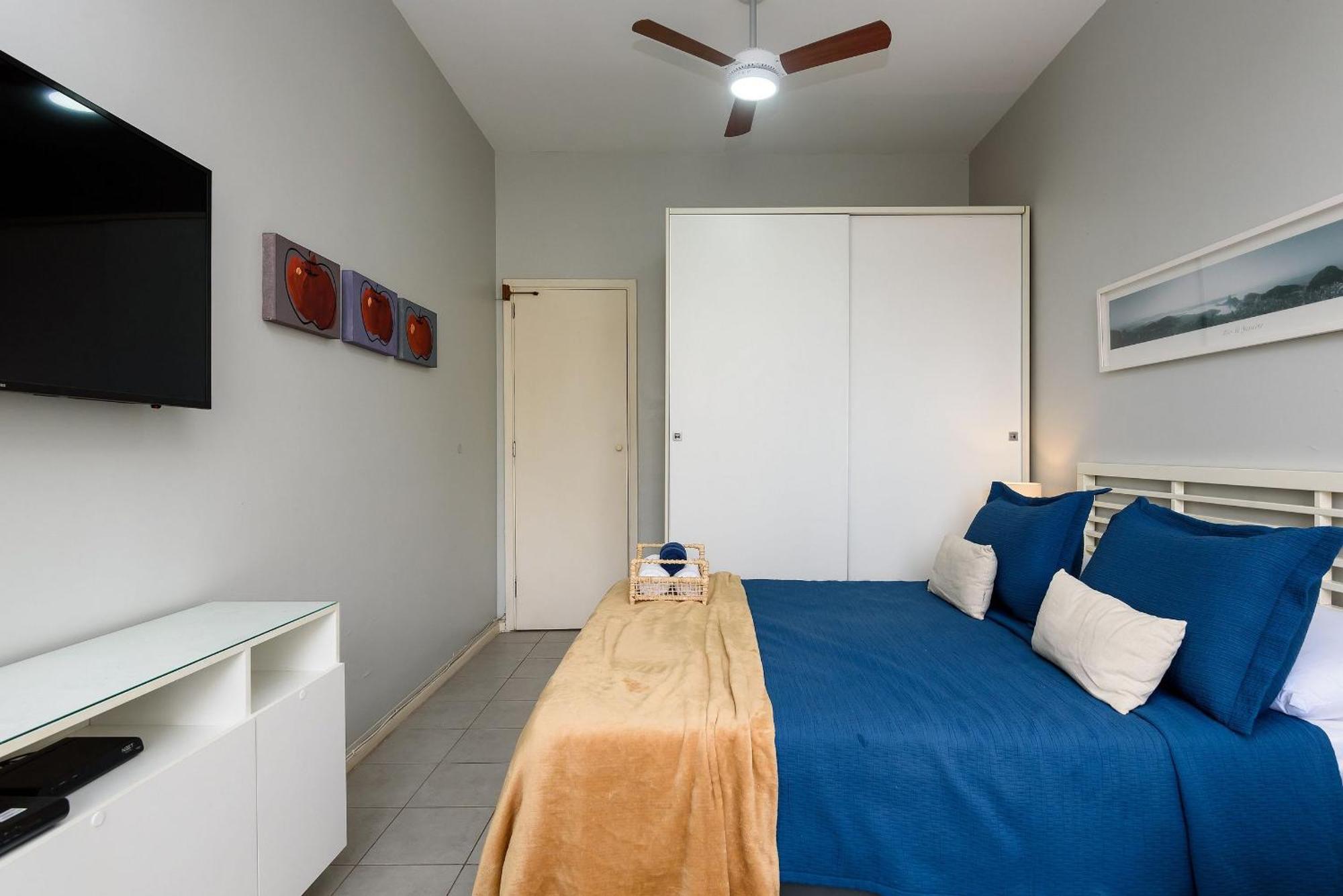 Appartement Omar Do Rio - Sl 1004 Qto&sala Silencioso, Internet 120mbps E Smart Tv A 5 Minutos A Pé Praias De Copacabana, Ipanema E Arpoador E 100 Metros Do Metro